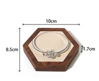 Simple Style Classic Style Color Block Walnut, Flannel Patchwork Jewelry Rack sku image 9