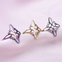 Wholesale Simple Style Witches Knot Stainless Steel Polishing Rings main image 4