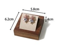 Simple Style Classic Style Color Block Walnut, Flannel Patchwork Jewelry Rack sku image 1
