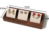 Simple Style Classic Style Color Block Walnut, Flannel Patchwork Jewelry Rack sku image 7