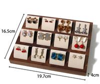 Simple Style Classic Style Color Block Walnut, Flannel Patchwork Jewelry Rack sku image 21