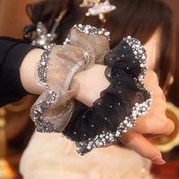 Modern Style Solid Color Organza Hair Tie main image 4