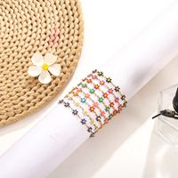 Elegant Flower Stainless Steel Plating Bracelets main image 4