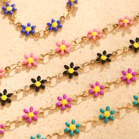 Elegant Flower Stainless Steel Plating Bracelets main image 3