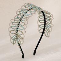 Japanese Style Flower Artificial Crystal Hair Band main image 5