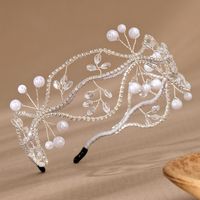 Japanese Style Flower Artificial Crystal Hair Band main image 2