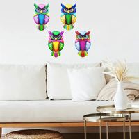 Cute Owl Iron Wall Sticker Artificial Decorations main image 4