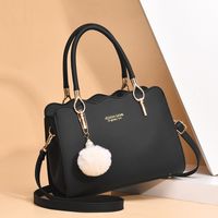 Women's All Seasons Pu Leather Elegant Business Streetwear Shoulder Bag Handbag sku image 4
