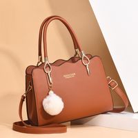 Women's All Seasons Pu Leather Elegant Business Streetwear Shoulder Bag Handbag sku image 6