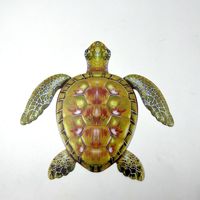 Cute Turtle Iron Wall Sticker Artificial Decorations main image 2