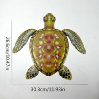Cute Turtle Iron Wall Sticker Artificial Decorations main image 3