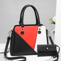 Women's Large All Seasons Pu Leather Vintage Style Handbag sku image 4