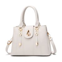 Women's Large All Seasons Pu Leather Solid Color Classic Style Square Zipper Handbag main image 5