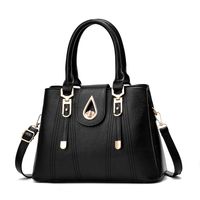 Women's Large All Seasons Pu Leather Solid Color Classic Style Square Zipper Handbag main image 4