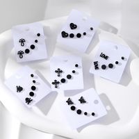 1 Set Cute Simple Style Butterfly Alloy Ear Studs main image 1