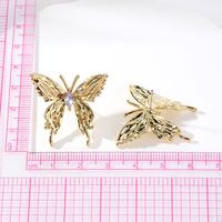 1 Pair Cute Simple Style Butterfly Alloy Ear Studs main image 5