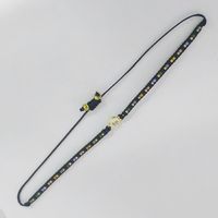 Niche Design Fashion Simple Miyuki Rice Beads Hand-woven Diamond-studded Friendship Rope Small Bracelet sku image 1