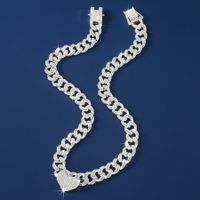 Basic Classic Style Heart Shape Alloy Plating Inlay Zircon Gold Plated Women's Necklace main image 8