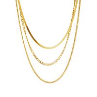 Acero Titanio Chapados en oro de 18k Estilo Simple Enchapado Color Sólido Collar Colgante main image 2