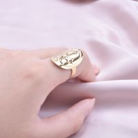 Wholesale Vintage Style Star Moon Stainless Steel Plating Open Rings main image 3