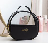 Elegant Cute Solid Color Pvc Pu Leather Storage Bag Makeup Bags sku image 5