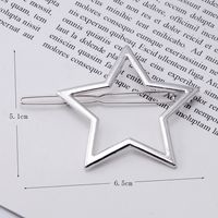 Fashion Geometric Metal Plating Hair Clip sku image 32