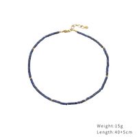 Simple Style Round Stainless Steel Beaded Plating Gold Plated Necklace sku image 5