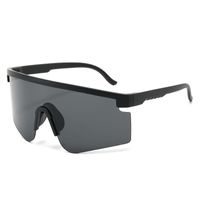 Sports Gradient Color Pc Uv Protection Sport Biker Half Frame Clips Glasses sku image 7