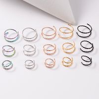 Simple Style Commute Solid Color Metal Nose Studs In Bulk main image 5