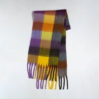 Women's Sweet Color Block Polyester Scarf sku image 25