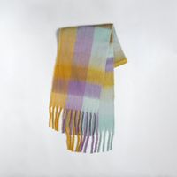 Women's Sweet Color Block Polyester Scarf sku image 22