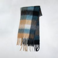Women's Sweet Color Block Polyester Scarf sku image 23