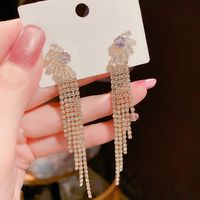 Wholesale Jewelry Lady Sexy Solid Color Alloy Gold Plated Plating Three-dimensional Drop Earrings main image 3