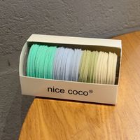 Exaggerated Solid Color Cloth Hair Tie main image 4