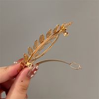 Simple Style Leaves Alloy Hair Clip main image 5