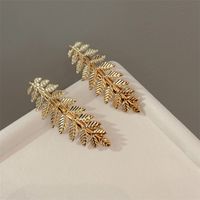 Simple Style Leaves Alloy Hair Clip main image 3
