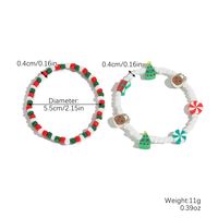 Sweet Santa Claus Arylic Soft Clay Wholesale Bracelets sku image 9