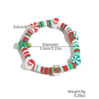 Sweet Santa Claus Arylic Soft Clay Wholesale Bracelets sku image 2
