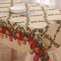 Christmas Classic Style Letter Polyester Festival Tablecloth sku image 8