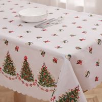 Christmas Classic Style Letter Polyester Festival Tablecloth sku image 10