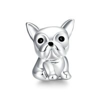 غير رسمي كلب الفضة الاسترليني مطرز ترصيع الزركون اكسسوارات المجوهرات sku image 3