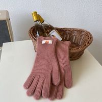 Frau Süß Preppy-stil Süss Einfarbig Handschuhe 1 Paar sku image 2