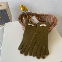 Frau Süß Preppy-stil Süss Einfarbig Handschuhe 1 Paar sku image 3
