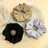 Simple Style Solid Color Leather Hair Tie main image 1