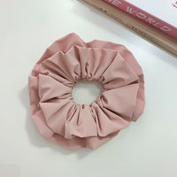Simple Style Solid Color Leather Hair Tie sku image 3