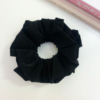Simple Style Solid Color Leather Hair Tie sku image 2