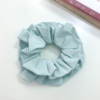 Simple Style Solid Color Leather Hair Tie sku image 4