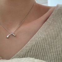 Casual Geometric Sterling Silver Pendant Necklace In Bulk main image 2
