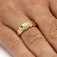 Simple Style Classic Style Solid Color Copper Inlay Gem Rings main image 2