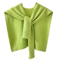 Women's Casual Solid Color Knit Shawl main image 1